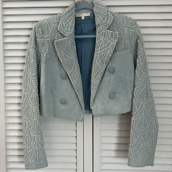 Loveshackfancy carterio cropped blazer - never worn! - Picture 5 of 6
